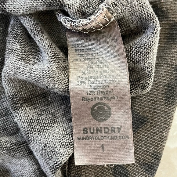 Anthropologie Sundry Leopard Print Cozy Hoodie Sweatshirt Size S Athleisure - Picture 12 of 15